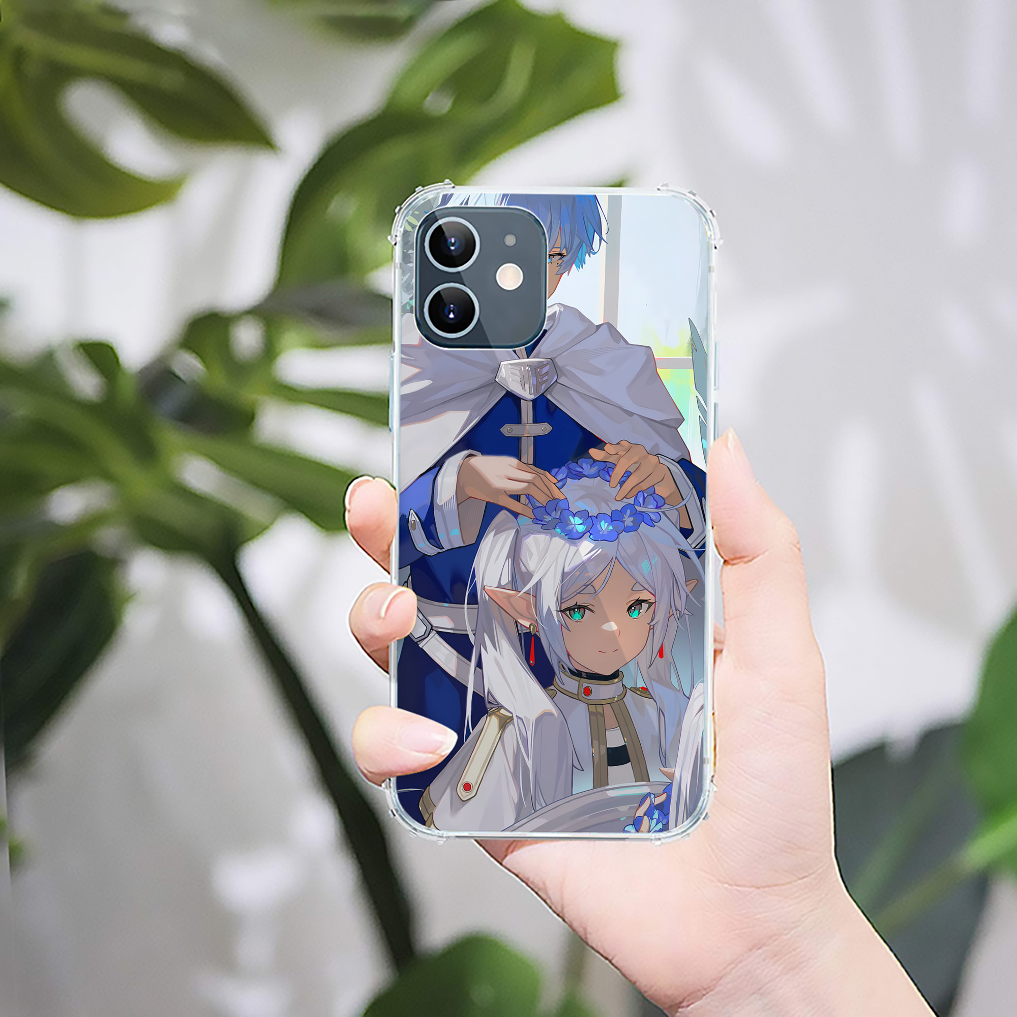 （画像用） 葬送のフリーレン Frieren 【iPhone 12シリーズ対応】透明スマホケース（クリアソフトケース）